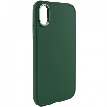 TPU Чохол для Apple iPhone XR (6.1"") - Bonbon Metal Style (Зелений / Army green) - Чохли для iPhone XR - зображення 1 