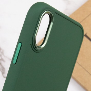 TPU Чохол для Apple iPhone XR (6.1"") - Bonbon Metal Style (Зелений / Army green) - Чохли для iPhone XR - зображення 4 