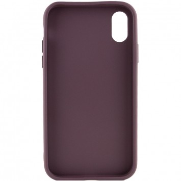 TPU Чехол для Apple iPhone XR (6.1"") - Bonbon Metal Style (Бордовый / Plum) - Чехлы для iPhone XR - изображение 2