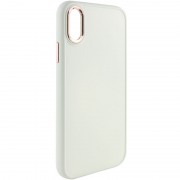 TPU Чохол для Apple iPhone XR (6.1"") - Bonbon Metal Style (Білий / White)