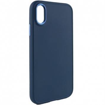TPU Чохол для Apple iPhone XR (6.1"") - Bonbon Metal Style (Синій / Cosmos blue) - Чохли для iPhone XR - зображення 1 
