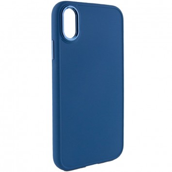 TPU Чохол для Apple iPhone XR (6.1"") - Bonbon Metal Style (Синій / Denim Blue) - Чохли для iPhone XR - зображення 1 