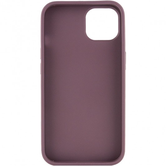 TPU чохол для Apple iPhone 11 (6.1"") - Bonbon Metal Style (Бордовий / Plum) - зображення 2 
