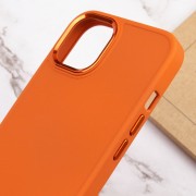 TPU чохол для Apple iPhone 11 (6.1"") - Bonbon Metal Style (Помаранчевий / Papaya)