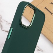 TPU чехол для Apple iPhone 12 Pro Max (6.7"") - Bonbon Metal Style (Зеленый / Pine green)