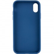 TPU чохол для Apple iPhone XS Max (6.5"") - Bonbon Metal Style (Синій / Denim Blue)
