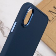 TPU Чехол для Apple iPhone XS Max (6.5"") - Bonbon Metal Style (Синий / Cosmos blue)