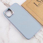 TPU чехол для Apple iPhone 13 (6.1"") - Bonbon Metal Style (Голубой / Mist blue)