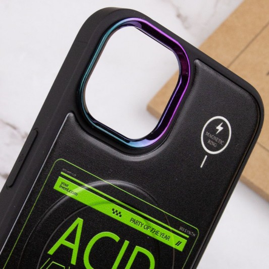 TPU+PC чохол для Apple iPhone 13 (6.1"") - Funny pictures with MagSafe (ACID) - зображення 4 