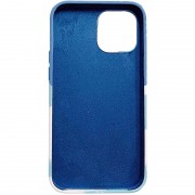 Чехол для Apple iPhone 11 (6.1"") - Silicone case full Aquarelle (Бирюзово-белый)