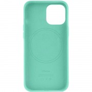 Кожаный чехол для Apple iPhone 12 Pro / 12 (6.1"") - Leather Case (AA) with MagSafe (Ice)
