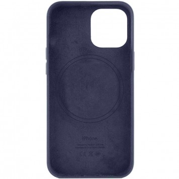 Кожаный чехол для Apple iPhone 12 Pro Max (6.7"") - Leather Case (AA) with MagSafe (Violet) - Чехлы для iPhone 12 Pro Max - изображение 1
