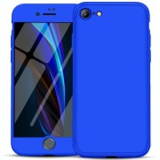 Пластикова накладка для iPhone SE 2 / 3 (2020 / 2022) / iPhone 8 / iPhone 7 GKK LikGus 360 градусів (opp) (Синій)