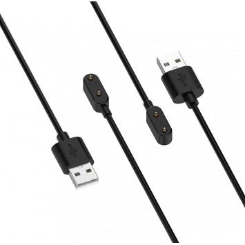 Черный кабель зарядки для смарт часов Huawei Watch Fit, Huawei Band 6, Huawei Band 6 Pro и HONOR Band 6.