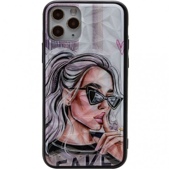 TPU+PC чохол Prisma Ladies для Apple iPhone 11 Pro (5.8"), Fake