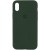 Чохол Silicone Case Full Protective (AA) для Apple iPhone X (5.8") / XS (5.8"), Зелений / Cyprus Green