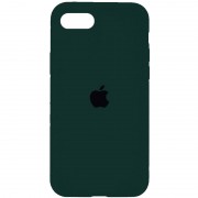 Чехол Silicone Case Full Protective (AA) для Apple iPhone SE 2 / 3 (2020 / 2022) / iPhone 8 / iPhone 7, Зеленый / Forest green