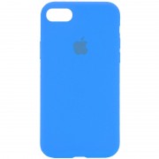 Чехол Silicone Case Full Protective (AA) для Apple iPhone SE 2 / 3 (2020 / 2022) / iPhone 8 / iPhone 7, Голубой/Blue