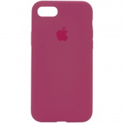 Чехол Silicone Case Full Protective (AA) для Apple iPhone SE 2 / 3 (2020 / 2022) / iPhone 8 / iPhone 7, Красный / Rose Red