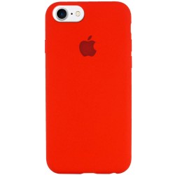 Чохол Silicone Case Full Protective (AA) для iPhone SE 2 / 3 (2020 / 2022) / iPhone 8 / iPhone 7, Червоний / Red