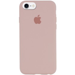 Чехол Silicone Case Full Protective (AA) для Apple iPhone SE 2 / 3 (2020 / 2022) / iPhone 8 / iPhone 7, Розовый / Pink Sand