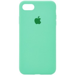 Чехол Silicone Case Full Protective (AA) для Apple iPhone SE 2 / 3 (2020 / 2022) / iPhone 8 / iPhone 7, Зеленый/Spearmint