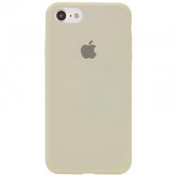 Чехол Silicone Case Full Protective (AA) для Apple iPhone SE 2 / 3 (2020 / 2022) / iPhone 8 / iPhone 7, Бежевый / Antigue White