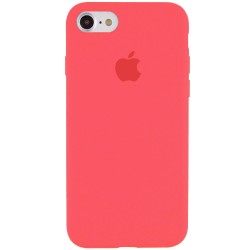 Чехол Silicone Case Full Protective (AA) для Apple iPhone SE 2 / 3 (2020 / 2022) / iPhone 8 / iPhone 7, Арбузный / Watermelon red