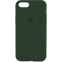 Чехол Silicone Case Full Protective (AA) для Apple iPhone SE 2 / 3 (2020 / 2022) / iPhone 8 / iPhone 7, Зеленый/Cyprus Green