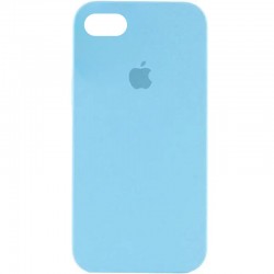Чехол Silicone Case Full Protective (AA) для Apple iPhone SE 2 / 3 (2020 / 2022) / iPhone 8 / iPhone 7, Бирюзовый / Swimming pool