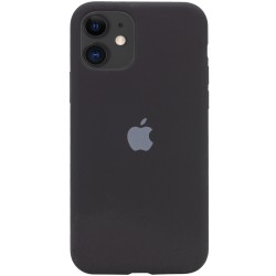 Чохол Silicone Case Full Protective (AA) для Apple iPhone 11 (6.1"), Чорний / Black