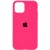 Чехол Silicone Case Full Protective (AA) для Apple iPhone 11 Pro Max (6.5"), Розовый / Barbie pink