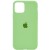 Чехол Silicone Case Full Protective (AA) Apple iPhone 11 Pro Max (6.5"), Мятный / Mint