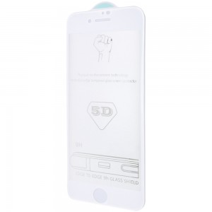 Захисне скло для Apple iPhone 7 / 8 / SE (2020) (4.7") - 5D Hard (full glue) (тех.пак), Білий