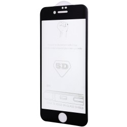 Защитное стекло для Apple iPhone SE 2 / 3 (2020 / 2022) / iPhone 8 / iPhone 7 - 5D Hard (full glue) (тех.пак), Черный