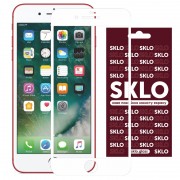 Захисне скло для Apple iPhone 7 / 8 / SE (2020) (4.7") - SKLO 3D (full glue), Білий