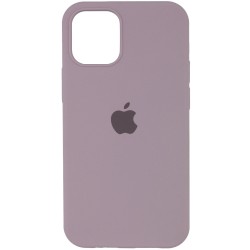 Чехол Silicone Case Full Protective (AA) для Apple iPhone 12 Pro/12 (6.1"), Серый / Lavender