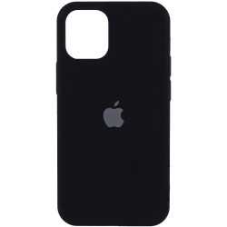 Чехол Silicone Case Full Protective (AA) для Apple iPhone 14 Pro Max (6.7"), Черный / Black