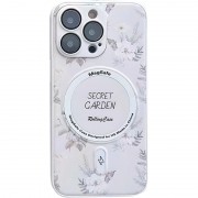 TPU+PC чохол Secret Garden with MagSafe для Apple iPhone 14 Pro (6.1"), White