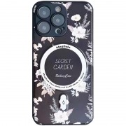 TPU+PC чехол Secret Garden with MagSafe для Apple iPhone 14 Pro (6.1"), Black