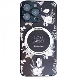 TPU+PC чехол Secret Garden with MagSafe для Apple iPhone 14 Pro Max (6.7"), Black