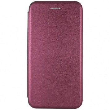 Кожаный чехол (книга) Classy для Samsung Galaxy A10s, Бордовый