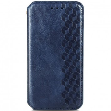 Кожаный чехол книга GETMAN Cubic (PU) для Samsung Galaxy A52 4G/A52 5G/A52s, Синий