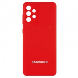 Чохол Silicone Cover Full Camera (AA) для Samsung Galaxy A72 4G / A72 5G, Червоний / Red