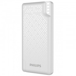 Портативний зарядний пристрій Powerbank Philips Display 10000mAh 12W (DLP2010N/62), Білий