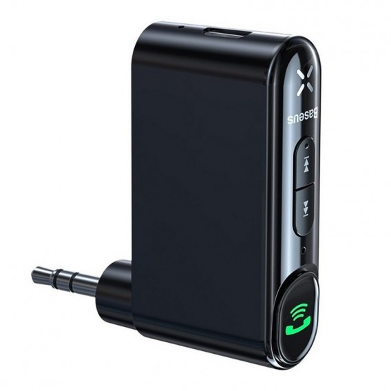 Bluetooth ресивер Baseus AUX Qiyin (WXQY), Чорний