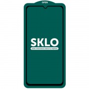Защитное стекло SKLO 5D (full glue) (тех.пак) для Xiaomi Redmi Note 10/Note 10s/Poco M5s, Черный