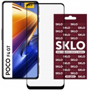Защитное стекло для Xiaomi Poco F4 GT - SKLO 3D (full glue), Черный
