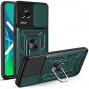 Ударопрочный чехол Camshield Serge Ring для Xiaomi Poco F4, Зеленый