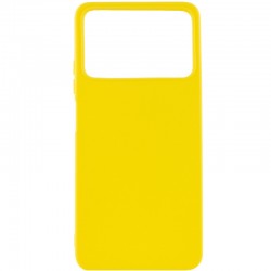 Силиконовый чехол Candy для Xiaomi Poco X4 Pro 5G, Желтый